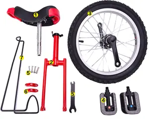 Uma roda de bicicleta unicórnio da bicicleta venda quente de fábrica auto-balanceamento 20 'liga de alumínio unicínio