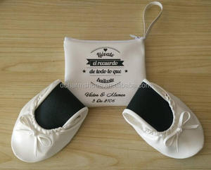 Yeni düğün moda ucuz kızlar gümüş bale düz terlik parti parti için - Product Image 2