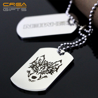 Collier pendentif personnalisé en métal plaqué or avec code QR, plaque d'identification pour chien, sublimation, plaque d'identification pour chien en acier inoxydable pour gravure