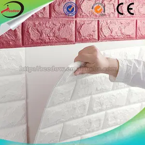 Papel de parede 3d de polietileno, papel de parede para uso doméstico/moderno/de látex diy 3d, papel de parede macio, revestimento uv, revestimento de parede