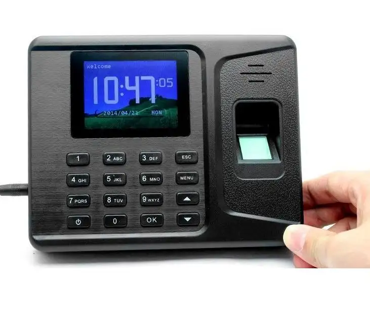 TCP/IP Biometric Fingerprint password and proximity card recognition time attendance