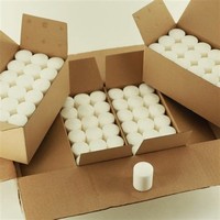 Großhandel Bulk Tee licht Kerzen OEM Verpackung Weihnachts kerze Geschenk Weiße Kerzen Soja Wachs Kunden spezifische Größe