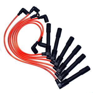 6 pièces 7MM 57055 câble de fil de bougie <span class=keywords><strong>d</strong></span>'<span class=keywords><strong>allumage</strong></span> pour Audi A4 A6 Quattro VW Passat 327702 RCVWC036 VWC036 QW1282 250079696 N - Product Image 1