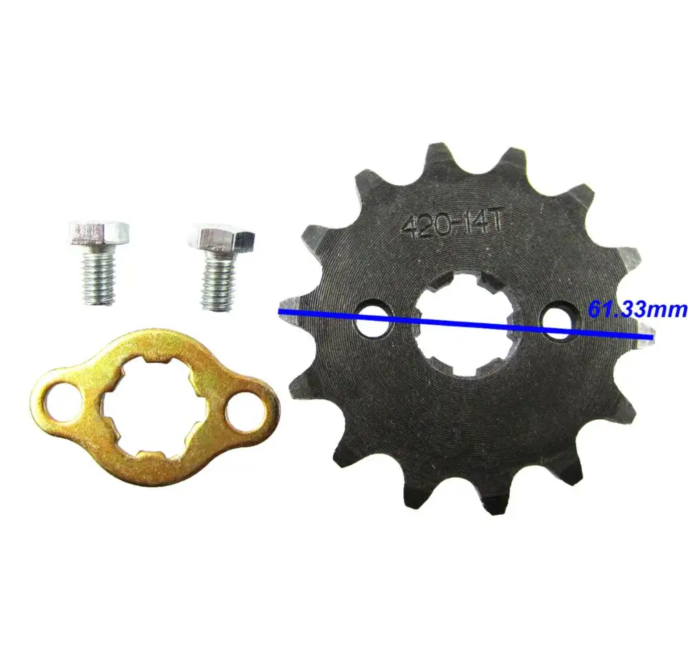 Motorcycle Front Sprocket For 50cc 70cc 90cc 110cc 125cc