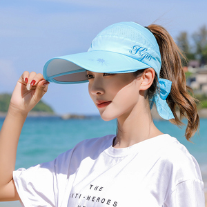 <span class=keywords><strong>Chapeau</strong></span> de soleil de plage pour femmes de qualité supérieure, logo personnalisé, large bord, <span class=keywords><strong>anti</strong></span>-<span class=keywords><strong>UV</strong></span>, vente en gros - Product Image 4