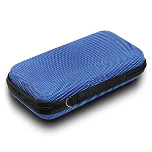 Factory Portable Protection Shockproof Hard EVA Case for Mobile Phone USB Power Bank With Mesh Inner Pocket