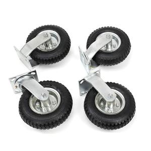 Roda de borracha pneumática inflada de 8 polegadas e 10 polegadas com freio - Product Image 1
