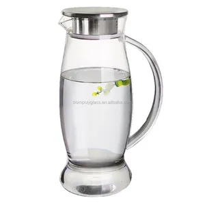 Brocca di caffè del filtro da acqua di vetro del coperchio del filtro di buona qualità di vendita calda del pinguino moderno
