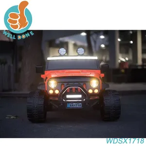 La más nueva manera modelo eléctrico mini Jeep para niños con múltiples funciones Ang 2.4g r/c WDSX1718