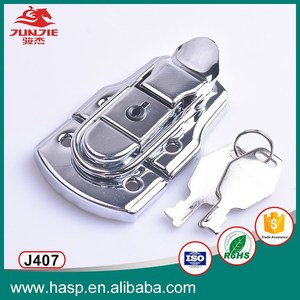 Khóa Vali Có Thể Khóa Mạ Crôm Khóa Hộp Bằng Gỗ Chốt Kéo Chốt Khóa J407 - Product Image 2