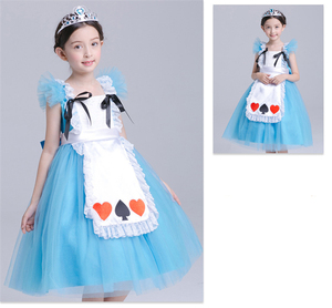 Niñas princesa Cosplay <span class=keywords><strong>Alicia</strong></span> en el país <span class=keywords><strong>de</strong></span> las <span class=keywords><strong>Maravillas</strong></span> traje vestido - Product Image 5