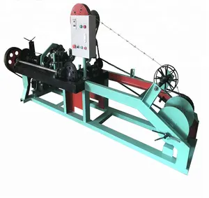 normal and reverse twist barbed wire machine