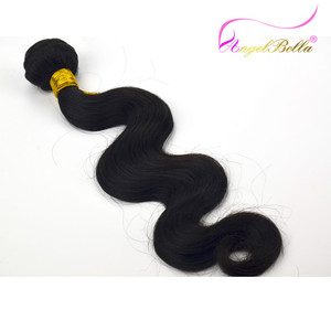 Angelbella pelo indio extensiones proveedor por mayor de materia prima sin procesar Virgen pelo humano indio Natural - Product Image 4