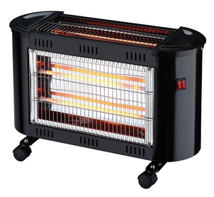 Chauffage à main électrique de salle à quartz, nouveauté, <span class=keywords><strong>1500w</strong></span>, avec roulettes et interrupteur de sécurité - Product Image 1