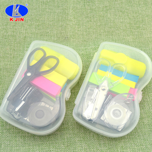 6 en 1 En Plastique <span class=keywords><strong>Agrafeuse</strong></span> Agrafes Perforateur Dévidoir De Ruban Combiné Mini bureau/école Papeterie Kit ensemble - Product Image 5