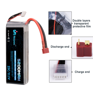 11.1V 5200mAh 3S 25C Lipo 배터리 <span class=keywords><strong>RC</strong></span> 헬리콥터 비행기 <span class=keywords><strong>RC</strong></span> 취미 딘 XT 스타일 커넥터 - Product Image 3
