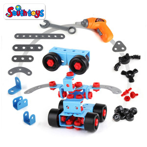 550個電動STEM玩具スクリュー & エンジニアリング教育学習ブロックロボットキット子供用ギフト - Product Image 2