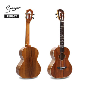 Venta al por mayor, hecho en China, <span class=keywords><strong>ukelele</strong></span> de <span class=keywords><strong>tenor</strong></span> eléctrico sólido koa - Product Image 1