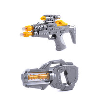 Jouet pistolet musical en plastique, cool, avec fesses de fusil