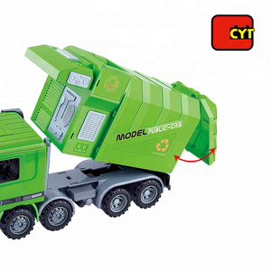 Auto di attrito di sollevamento automatico spazzatura giocattolo <span class=keywords><strong>camion</strong></span> con pattumiera - Product Image 5