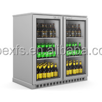 Nuevo doble puerta del bar display almacén frigorífico refrigerador de la cerveza en el bar tienda - Product Image 2