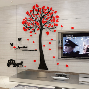 3d autoadesivi della parete home decor XL <span class=keywords><strong>albero</strong></span> decalcomanie della parete di arte autoadesivi della parete acrilico su ordinazione - Product Image 1
