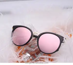Thương Hiệu Thời Trang Sunglasses Cat Eye Sunglasses Phụ Nữ Shades Gương Nữ Sun Glasses Men Coating Gafas