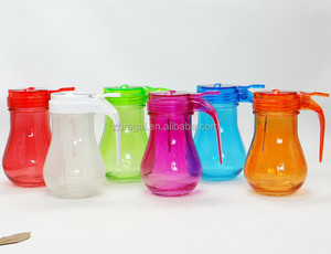 Distributeur de sucre en verre multicolores, distributeur de sirop - Product Image 2