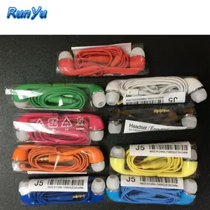 Écouteurs intra-auriculaires J5 colorés, pour Samsung, oreillettes mains libres avec micro, colorées, meilleur prix, pièces