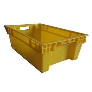 Impilabile su un <span class=keywords><strong>altro</strong></span> con capacità di carico pesante nuovo Design Storage cassa di carne in plastica - Product Image 3
