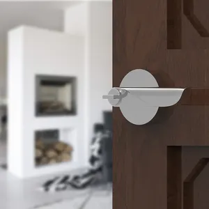 Mok Pintu Depan Lever Handle dan Stainless Steel Solid Pull Handle untuk Kunci Pintu