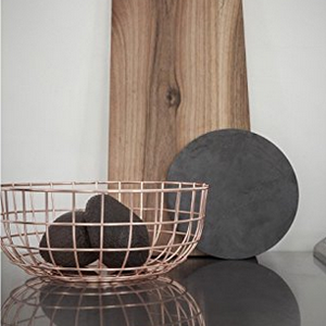 Chine fournisseur <span class=keywords><strong>peinture</strong></span> cuivre fil métallique bol à fruits panier <span class=keywords><strong>de</strong></span> rangement pour la décoration à la maison artisanat - Product Image 6