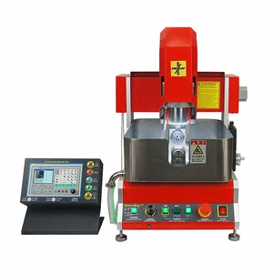 LY-2020 800W 4 axis cnc 2020 engraving seal making machine jewelry wax cnc machine for copper, silver