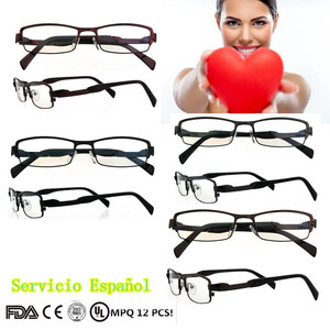 Monturas ópticas de moda nueva tendencia <span class=keywords><strong>afas</strong></span> graduadas barato de metal de inoxidable marcos ópticos fabricantes en China - Product Image 1