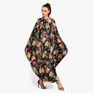 Abaya In Pakista Dubai Fashion Arabo Disegni di Alta Qualità A Maniche Lunghe Maxi Vestito Le Donne Musulmane Kaftan