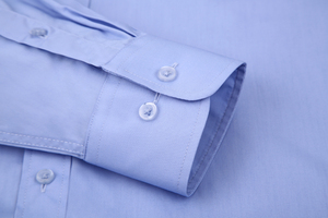 Camisas <span class=keywords><strong>de</strong></span> <span class=keywords><strong>Vestir</strong></span> <span class=keywords><strong>Azul</strong></span> Claro <span class=keywords><strong>de</strong></span> Algodón <span class=keywords><strong>de</strong></span> Alta Calidad para <span class=keywords><strong>Hombre</strong></span> OEM - Product Image 4