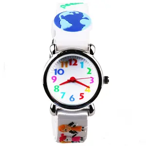 Reloj de silicona slap para niños, de cuarzo, de silicona, barato, precio de fábrica