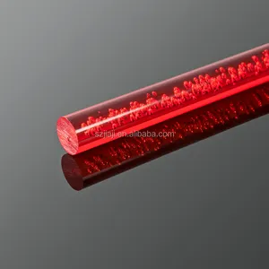 透明和彩色 led灯 acrylic 棒和管