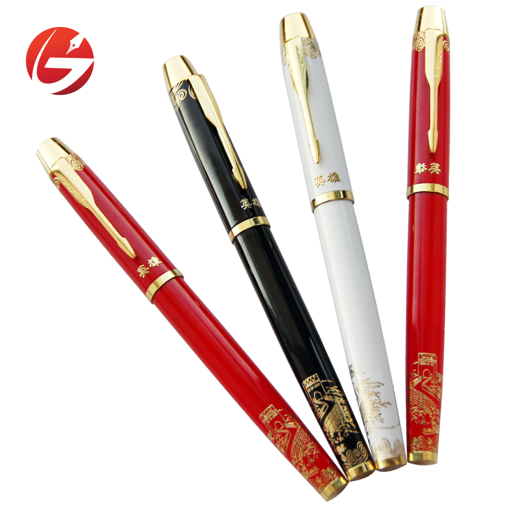 Ручка перьевая в классическом стиле, подарочный набор, металлическая каллиграфическая ручка, роскошный карандаш с индивидуальным логотипом