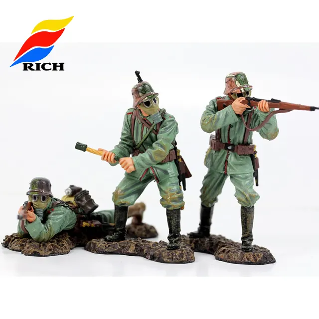 Custom 1:54 Mini Metal Collectable Toy Soldiers for Sale