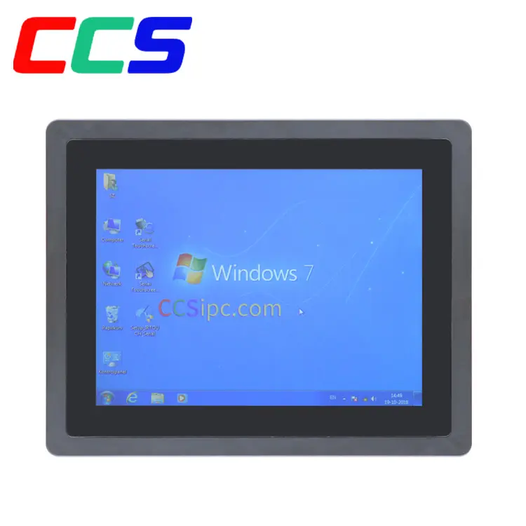 12.1 inch front panel ip65 touch screen monitor 1500nit outdoor application