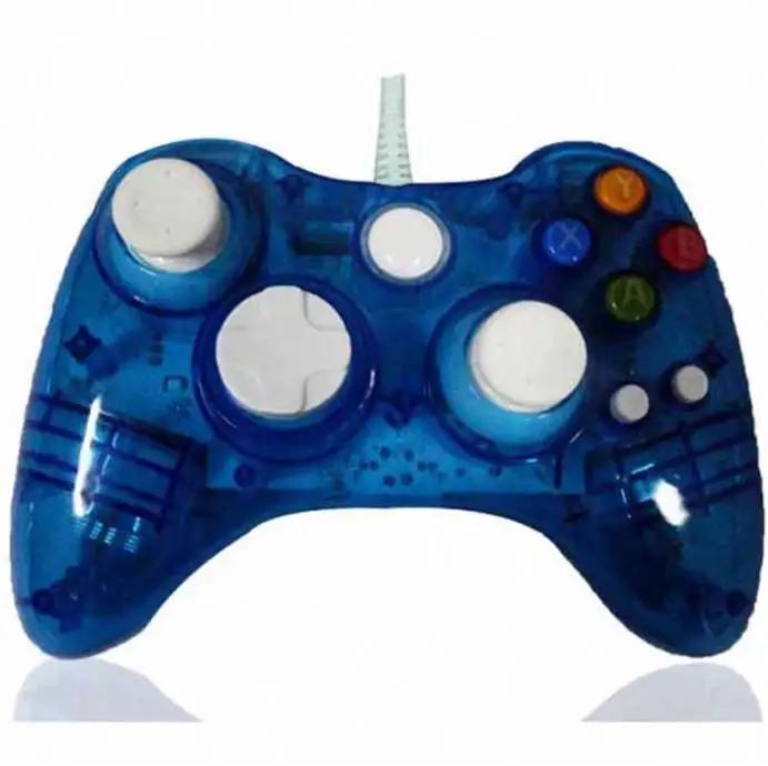 Wireless Transparent Led Light Wireless Controller for Microsoft Xbox 360