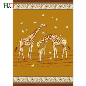 H & D Mode Style Néerlandais Hollandaise Cire Super Java Tissu Imprimé Animal En Usine - Product Image 1