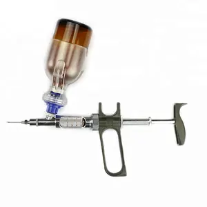 KD105 cettia 0.5ml/1ml/2ml/5ml sheep veterinary vacuum syringe automatic injector vaccinator injection gun for bird poultry