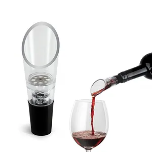 Top Seller Decanter Wine Pourer Beer Dispenser Wine Measuring Measure Dispenser Plastic Transparent Customized Packing