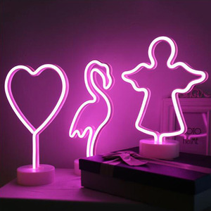 Boda amor carta luz de neón para la decoración de la habitación lámpara de la fiesta de cumpleaños - Product Image 3