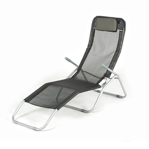 Chaise longue <span class=keywords><strong>de</strong></span> <span class=keywords><strong>plage</strong></span> <span class=keywords><strong>pliable</strong></span> en aluminium et métal moderne Chaise longue antique Mobilier d'extérieur Parc Chaise longue en acier inoxydable - Product Image 5