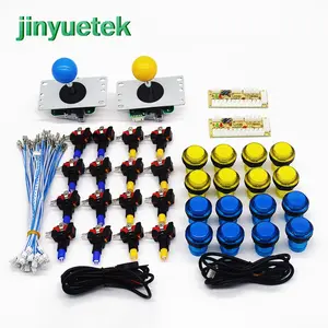 Zero Delay Usb Encoder Led Arcade Game Diy Kit Pc Joystick Controller