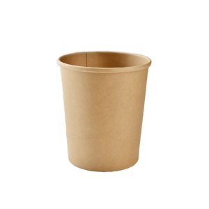 Ciotola di carta Kraft usa e getta stampata personalizzata tipo di carta <span class=keywords><strong>artigianale</strong></span>-per zuppa di insalata di riso <span class=keywords><strong>gelato</strong></span> - Product Image 5