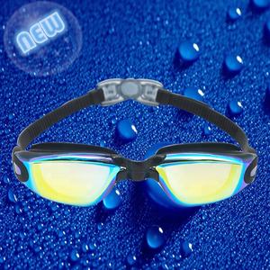 <span class=keywords><strong>Mystyle</strong></span>-Gafas de natación antiniebla para adultos, color negro dorado, sin fugas, nuevas - Product Image 1